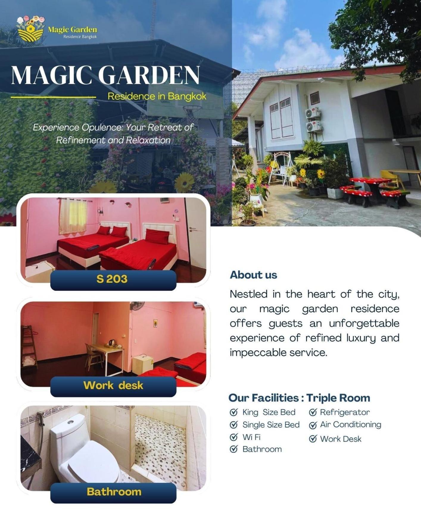 Magic Garden Residence Bangkok Banguecoque Exterior foto