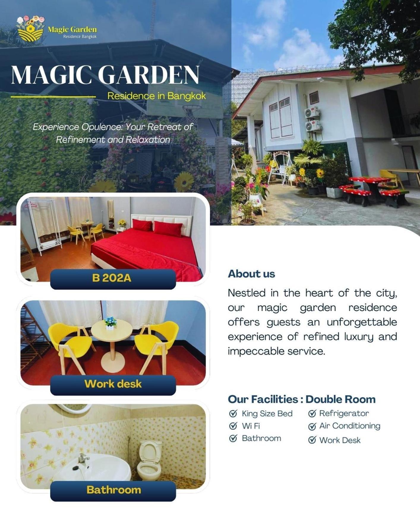 Magic Garden Residence Bangkok Banguecoque Exterior foto