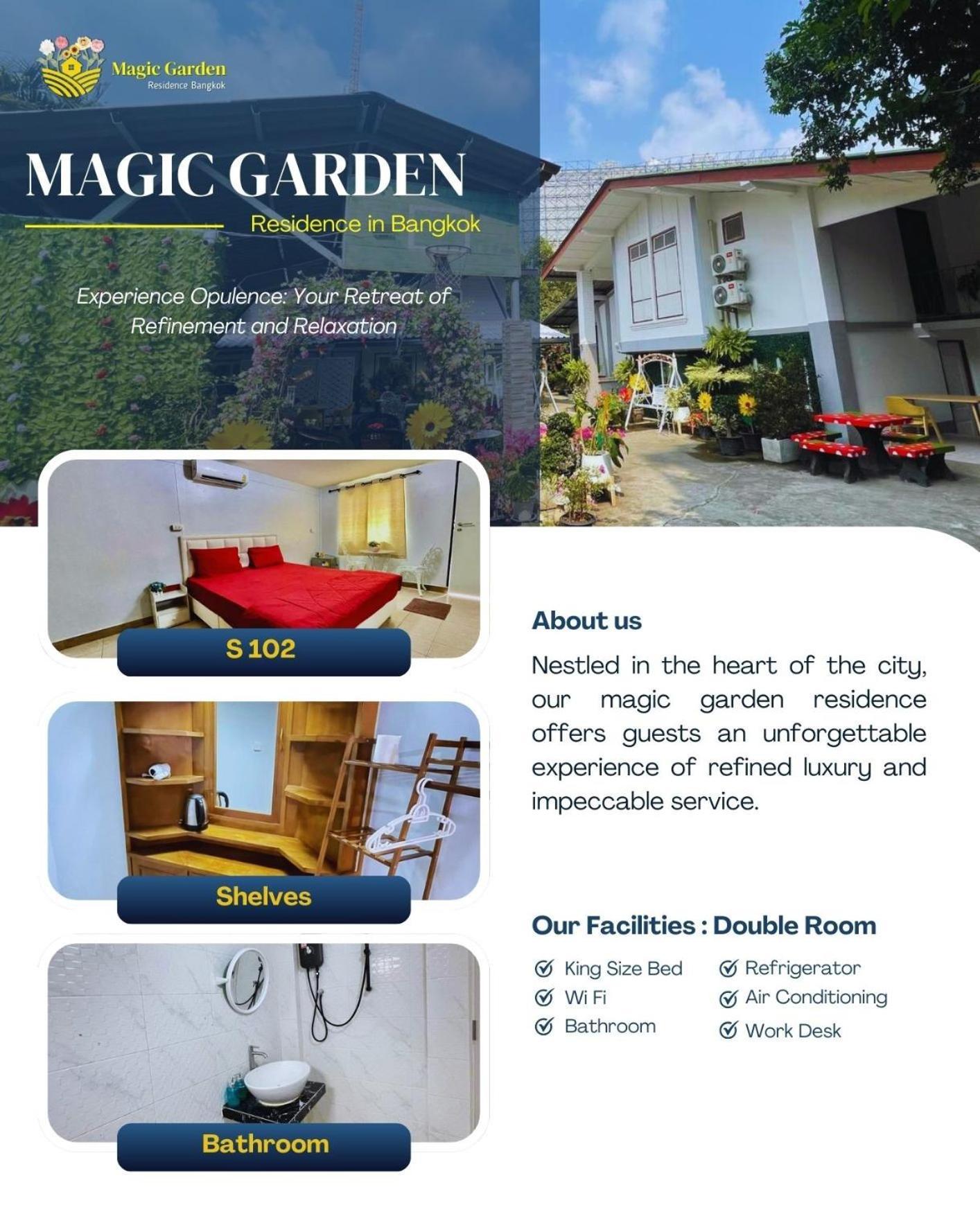 Magic Garden Residence Bangkok Banguecoque Exterior foto
