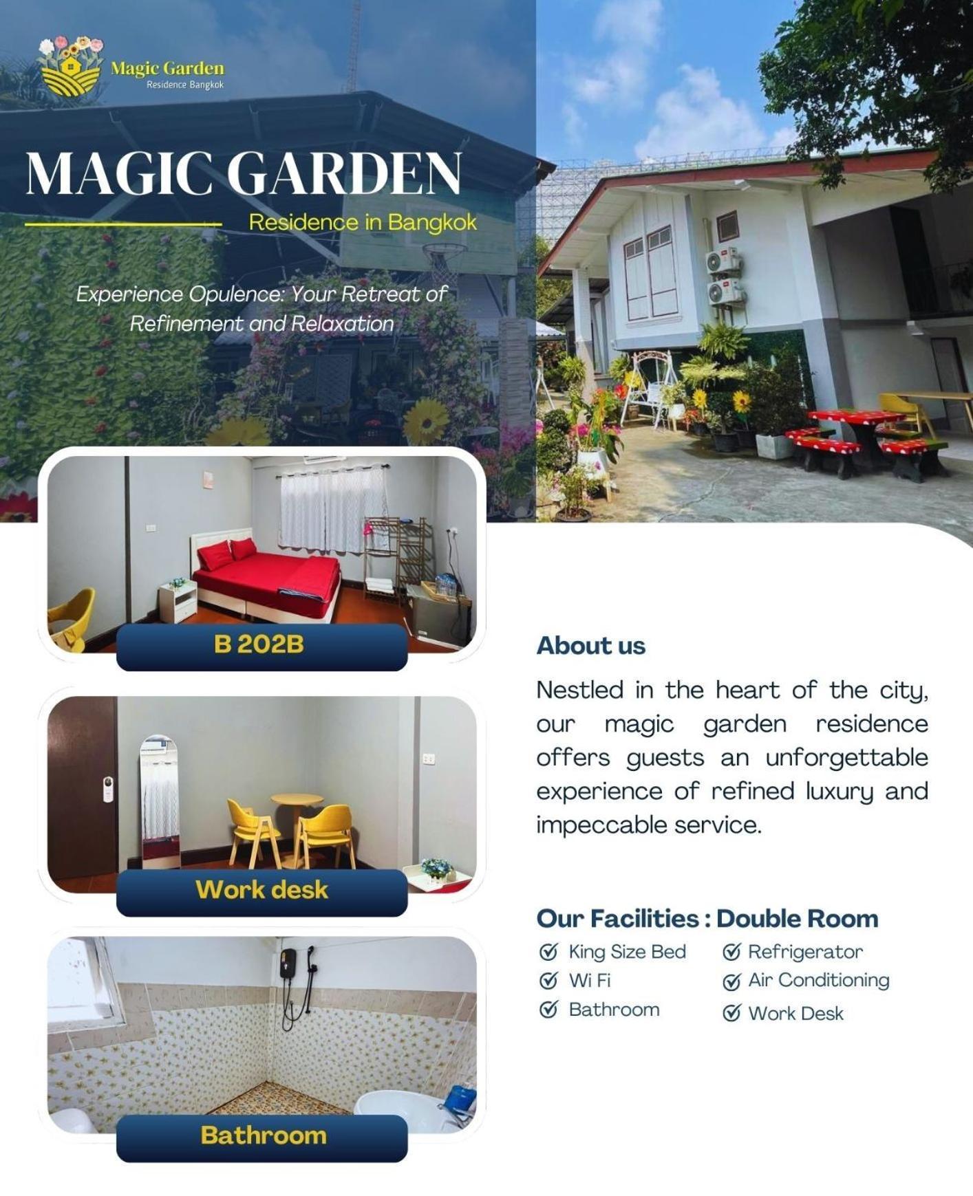Magic Garden Residence Bangkok Banguecoque Exterior foto
