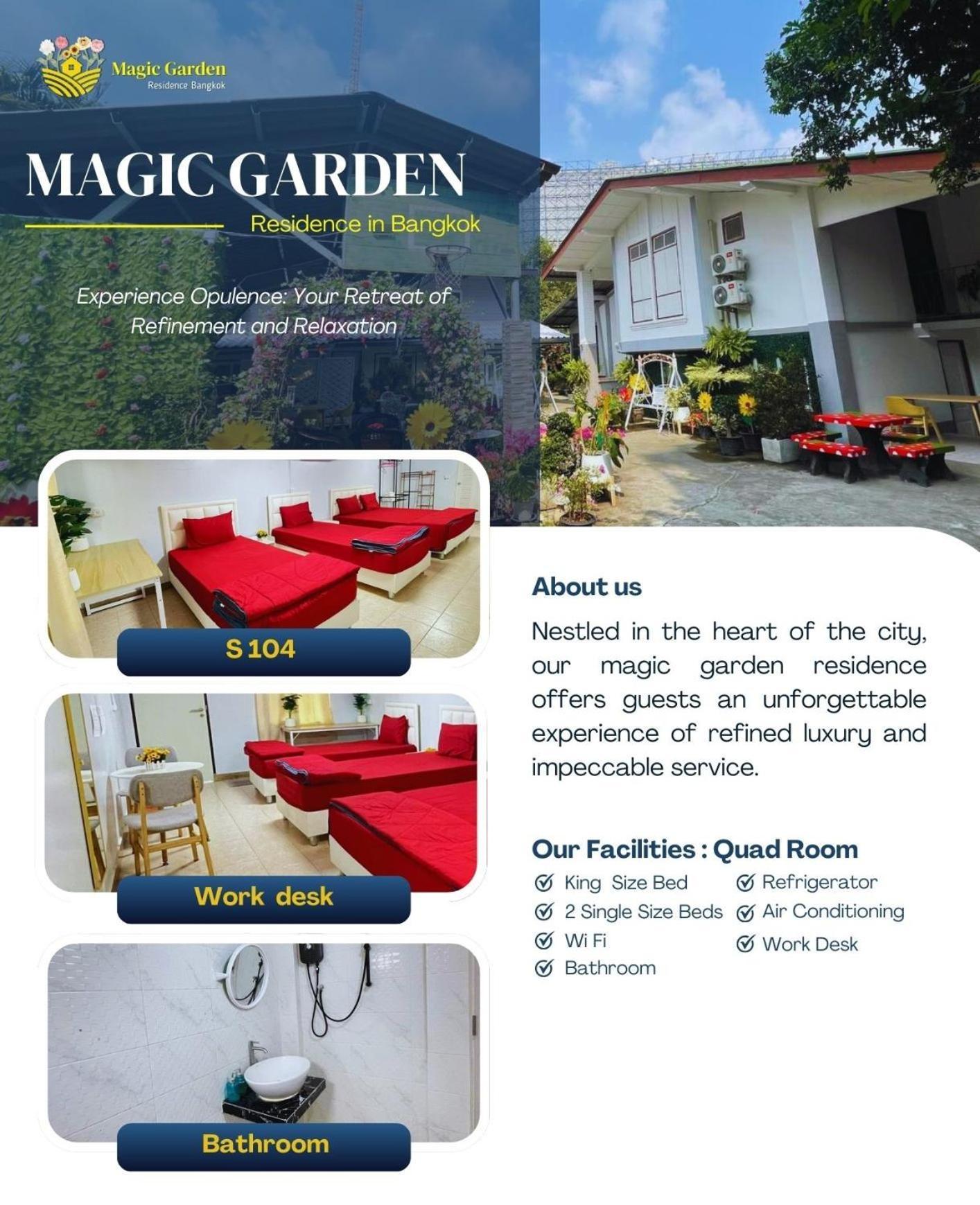 Magic Garden Residence Bangkok Banguecoque Exterior foto