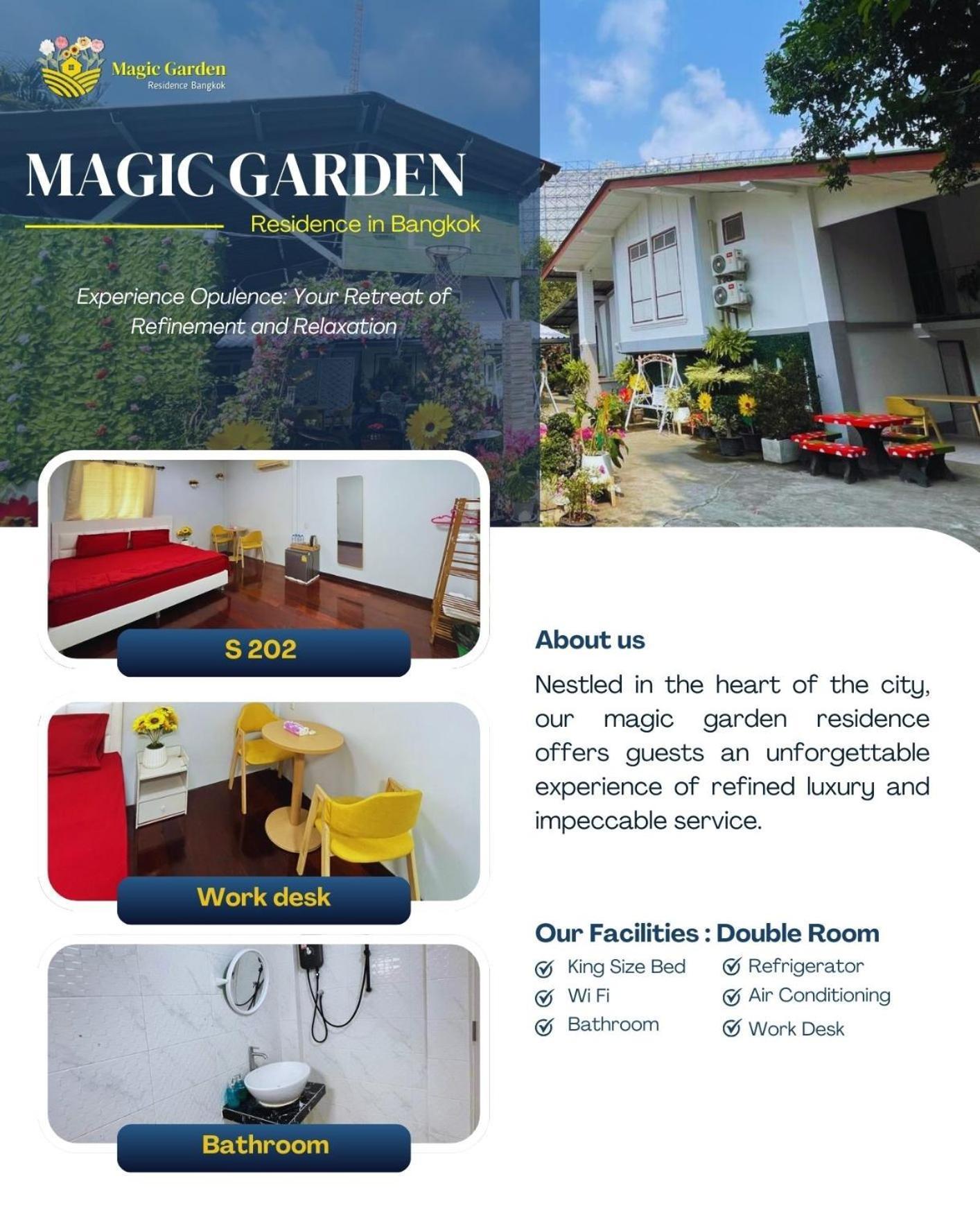 Magic Garden Residence Bangkok Banguecoque Exterior foto